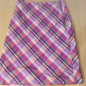 Banana Republic plaid skirt